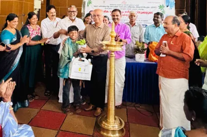 INAUGURATES FARMERS SEMINAR AT KANJIKKUZHY, CHERTHALA
