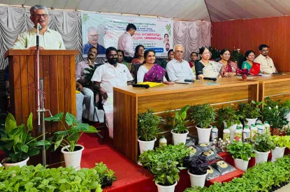 A farmers’ seminar 